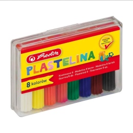 HERLITZ-562910 PLASTELINA 8 KOL.