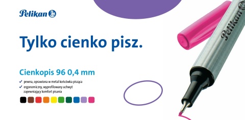 HERLITZ-943217 CIEŃKOPIS 96 0,4mm. POMARAŃCZOWY