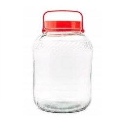 SŁOJE TO-8000 / SŁOIK 8,0 L. Z PLASTIKOWĄ NAK a'6