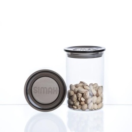 803201 POJEMNIK 800 ml. Z POKRY. CZARNY 5152/D//BL