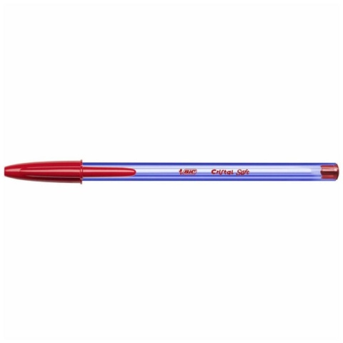 BIC-DŁUGOPIS CRISTAL SOFT CZERWONY