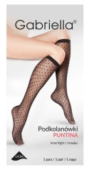 G-PODKOLANÓWKI PUNTINA NERO CZARNE CODE 508