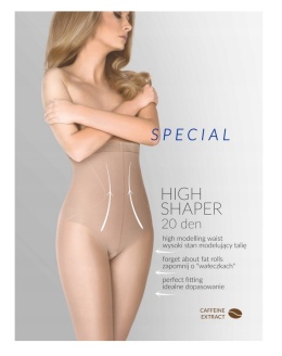 G-RAJSTOPY HIGH SHAPER 20 den 2 NERO CODE 718