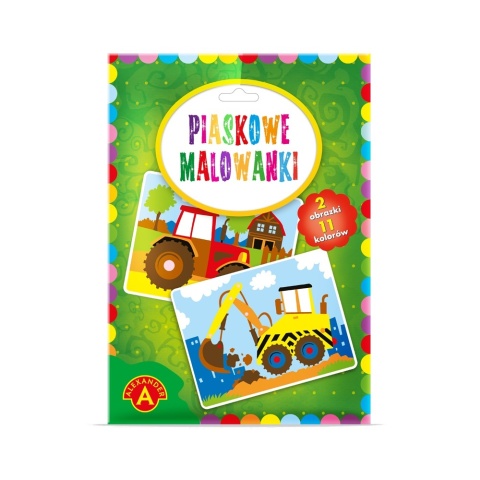 -020946 PIASKOWE MALOWANKI-KOPARKA,TRAKTOR