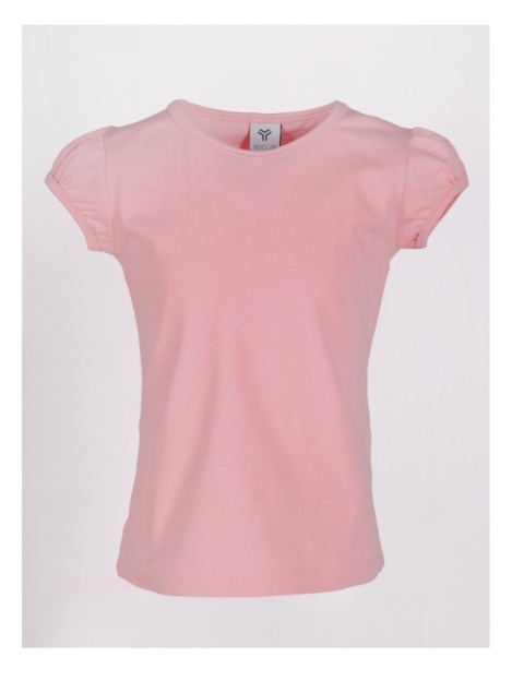 SC-PKK-0116 T-SHIRT DZIEW BRUDNY RÓŻ 122-128 cm
