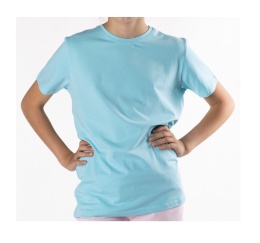 SC-PKK-0117 T-SHIRT BŁĘKITNY 146-152 cm
