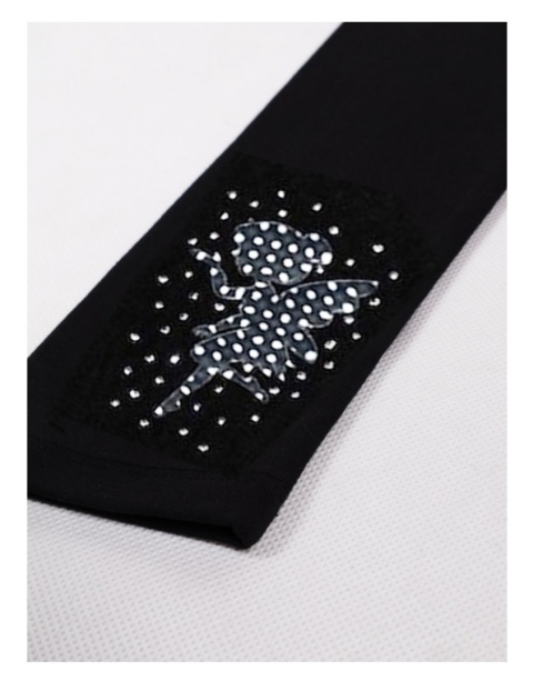 SC-ULD-0015 LEGINSY DŁ 3D WRÓŻKA CZARNY 110-116