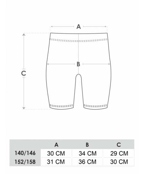SC-ULK-0001 LEGINSY DAMSKIE KRÓTKIE CZARNE XXXL