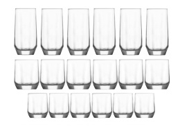 003813 KPL 18 SZKLANEK DIAMOND DIA05+DIA15+DIA25