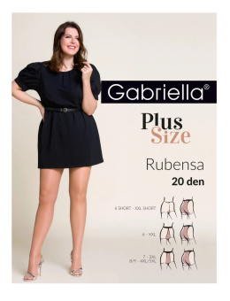 RAJSTOPY 20 DEN RUBENSA PLUS SIZE BEIGE BEŻ ROZMIAR 7 CODE 161 , GABRIELLA