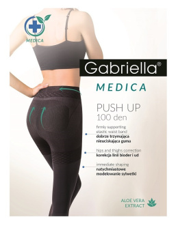 RAJSTOPY MEDICA PUSH-UP 100 den 2 NERO / CZARNE CODE 171 , GABRIELLA