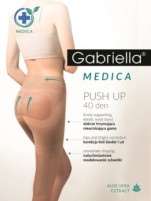 RAJSTOPY MEDICA PUSH-UP 40 den. 2 BEIGE CODE 128 , GABRIELLA