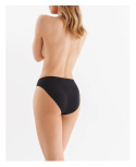 MAJTKI BEZSZWOWE BIKINI HI-LEG BRIEFS M CZARNE BLACK CODE S111 , GABRIELLA