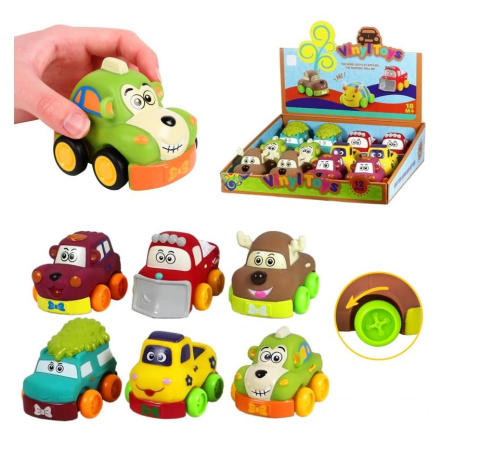 AUTO MIĘKKIE DLA MALUCHA 6 WZORÓW MIX , TRIFOX AUTO MIĘKKIE DLA MALUCHA 6 WZORÓW MIX , TRIFOX