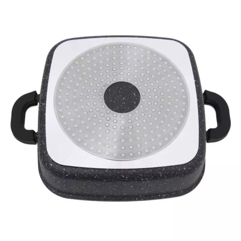 GARNEK GREBLON KWADRATOWY WYSOKI 28 cm 3,5 L SEREY OD1991 , ODELO