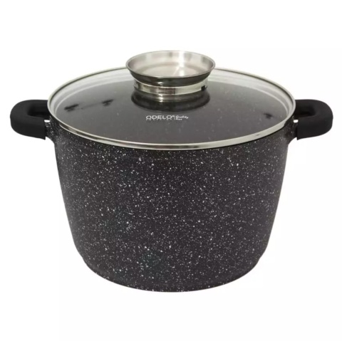 GARNEK GREBLON OKRĄGŁY WYSOKI 24 cm 5,5 L STOCKPOT ESELA OD1985 , ODELO