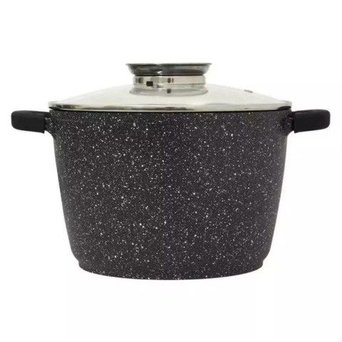 GARNEK GREBLON OKRĄGŁY WYSOKI 24 cm 5,5 L STOCKPOT ESELA OD1985 , ODELO