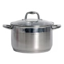 GARNEK STALOWY Z POKRYWĄ 28 x 16 cm 9,8 L VELIO , ODELO
