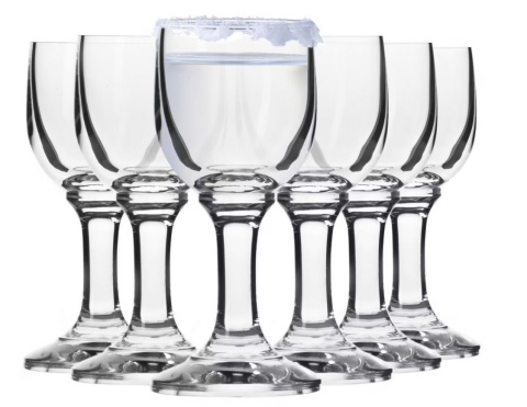 KIELISZKI DO WÓDKI PURE 20 ml. KPL. 6 szt. KROSNO