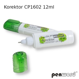 KOREKTOR art. CP1602 TYPU PIÓRO 12 ml METALOWA KOŃCÓWKA , PENWORD