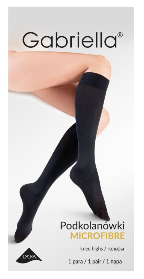 PODKOLANÓWKI MICROFIBRE MF 40 den. CAPPUCINO CODE 501 , GABRIELLA