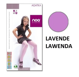 RAJSTOPY DZIECIĘCE AGATKA 122-128 LAWENDA DDR0002 , NOQ KNITTEX