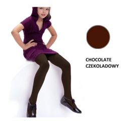 RAJSTOPY DZIECIĘCE AGATKA 134-140 CHOCOLATE CZEKOLADA DDR0002 , NOQ KNITTEX