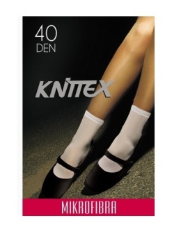 SKARPETKI DAMSKIE MIRA MIKROFIBRA MF 40 den BEIGE BEŻ , KNITTEX NOQ