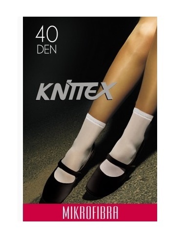 SKARPETKI DAMSKIE MIRA MIKROFIBRA MF 40 den MOCCA , KNITTEX NOQ