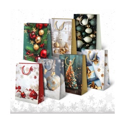 TOREBKA OZDOBNA DUŻA ŚWIĄTECZNA BOŻE NARODZENIE MIKOŁAJ TDBN , DELTA GRAPHIX