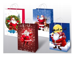 TOREBKA OZDOBNA MAŁA ŚWIĄTECZNA BOŻE NARODZENIE MIKOŁAJ TMBN , DELTA GRAPHIX