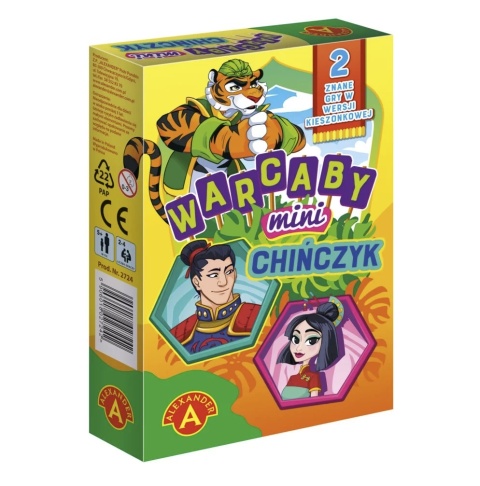 GRA PLANSZOWA CHIŃCZYK/WARCABY - MINI , ALEXANDER