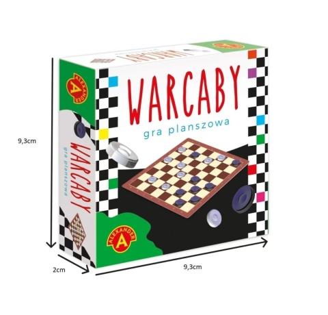 GRA ZABAWKA WARCABY GRA KIESZONKOWA , ALEXANDER