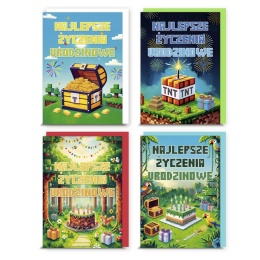 KARNET KARTKA B6 OKOLICZNOŚCIOWA URODZINOWA DZIECIĘCA WB1DD , DELTA GRAPHIX