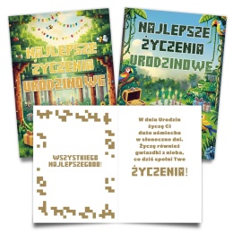 KARNET KARTKA B6 OKOLICZNOŚCIOWA URODZINOWA DZIECIĘCA WB1DD , DELTA GRAPHIX
