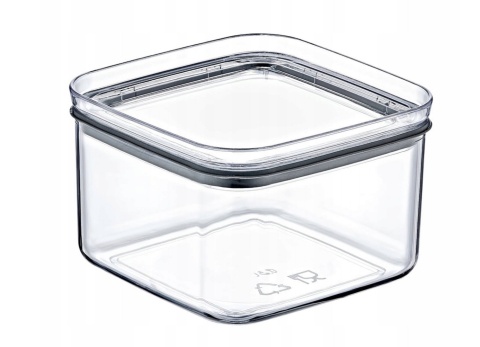 POJEMNIK CRYSTAL NA ŻYWNOŚĆ 0,5 L. PRODUKTY SYPKIE ZAMYKANY , EASYFORM