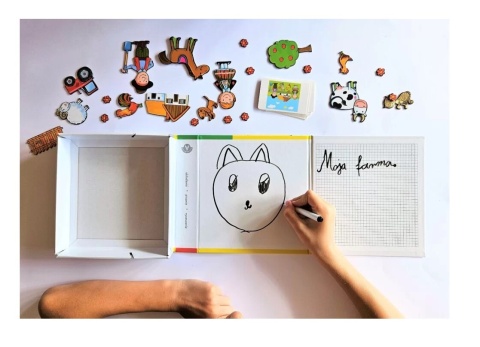 PUZZLE MAGNETYCZNE FARMA , ALEXANDER