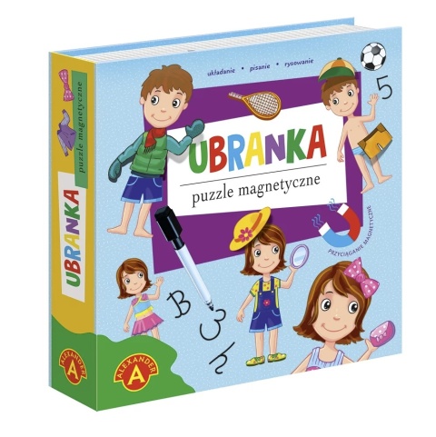 PUZZLE MAGNETYCZNE UBRANKA , ALEXANDER