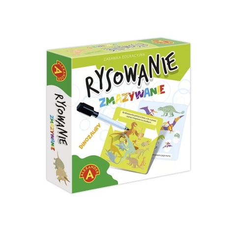 RYSOWANIE ZMAZYWANIE DINOZAURY , ALEXANDER